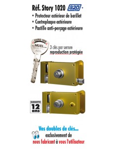 SERRURE DE PORTE 1 POINT...